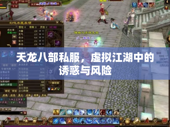 天龙八部私服，虚拟江湖中的诱惑与风险