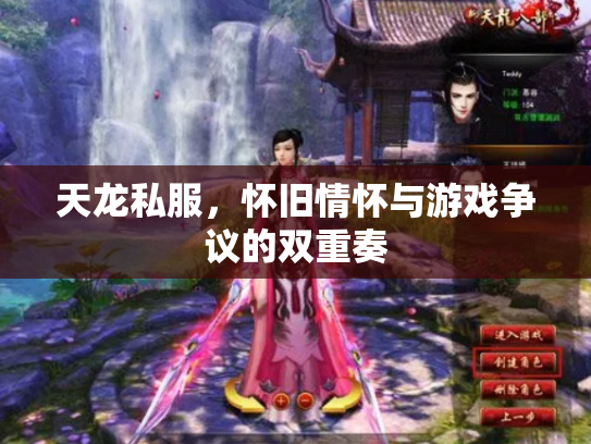 天龙私服，怀旧情怀与游戏争议的双重奏