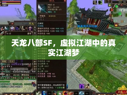 天龙八部SF，虚拟江湖中的真实江湖梦