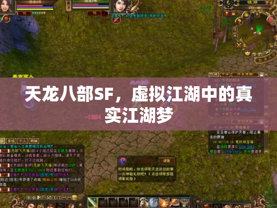 天龙八部SF，虚拟江湖中的真实江湖梦