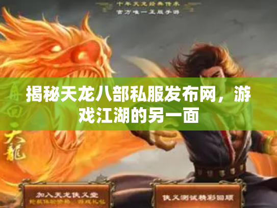 揭秘天龙八部私服发布网,游戏江湖的另一面 揭秘天龙八部私服发布网,游戏江湖的另一面
