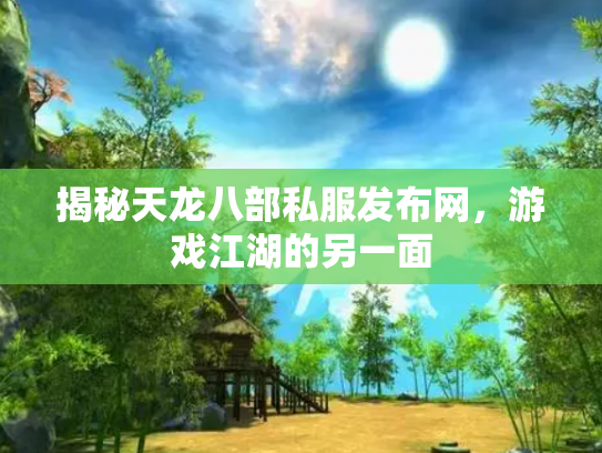 揭秘天龙八部私服发布网，游戏江湖的另一面