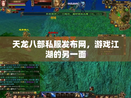 天龙八部私服发布网，游戏江湖的另一面