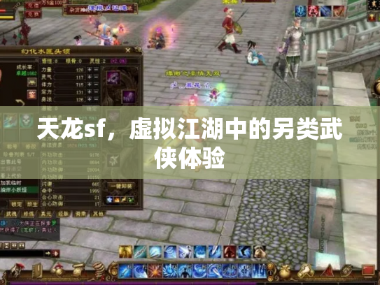 天龙sf,虚拟江湖中的另类武侠体验 天龙sf,虚拟江湖中的另类武侠体验