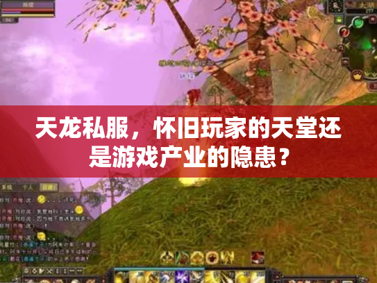 天龙私服，怀旧玩家的天堂还是游戏产业的隐患？