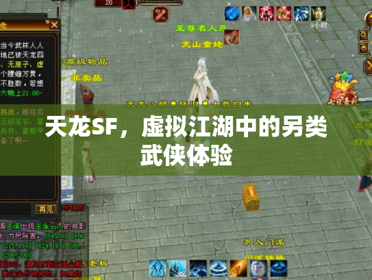 天龙SF，虚拟江湖中的另类武侠体验