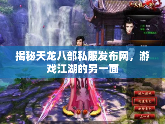 揭秘天龙八部私服发布网，游戏江湖的另一面