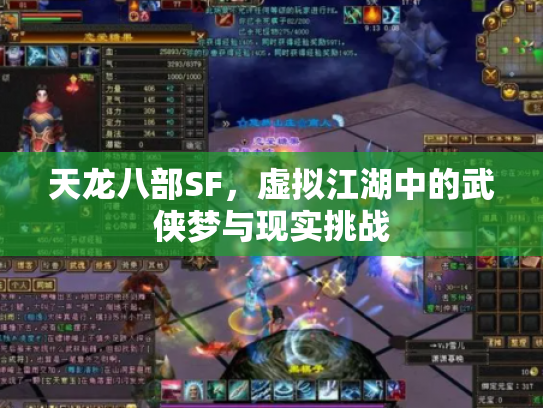 天龙八部SF，虚拟江湖中的武侠梦与现实挑战