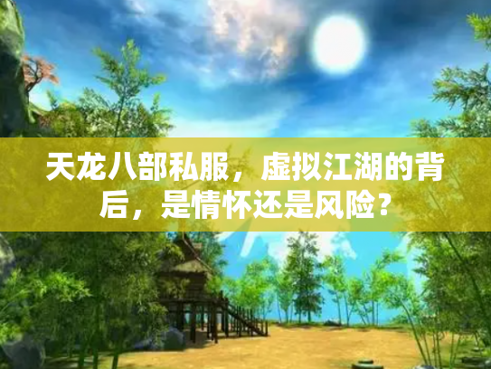 天龙八部私服，虚拟江湖的背后，是情怀还是风险？