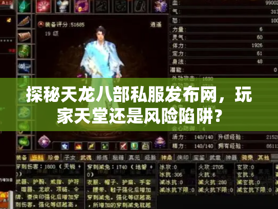 探秘天龙八部私服发布网，玩家天堂还是风险陷阱？