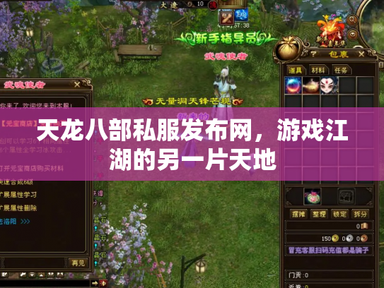 天龙八部私服发布网，游戏江湖的另一片天地