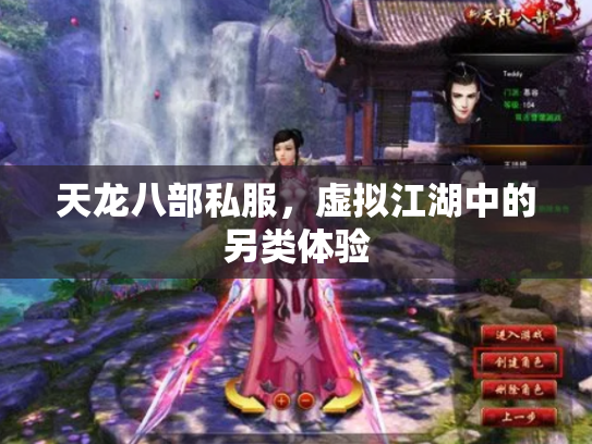 天龙八部私服，虚拟江湖中的另类体验