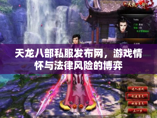 天龙八部私服发布网，游戏情怀与法律风险的博弈