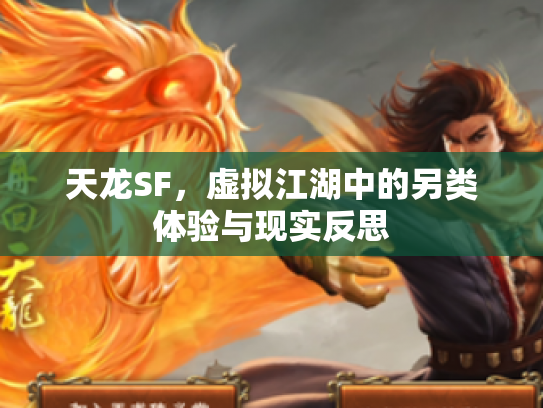 天龙SF，虚拟江湖中的另类体验与现实反思