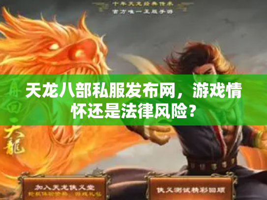天龙八部私服发布网，游戏情怀还是法律风险？