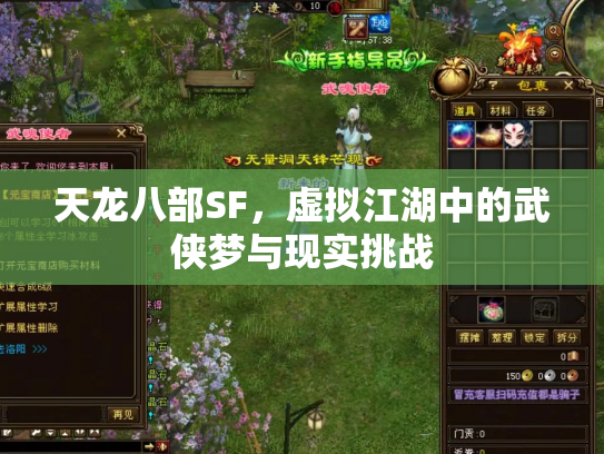天龙八部SF，虚拟江湖中的武侠梦与现实挑战