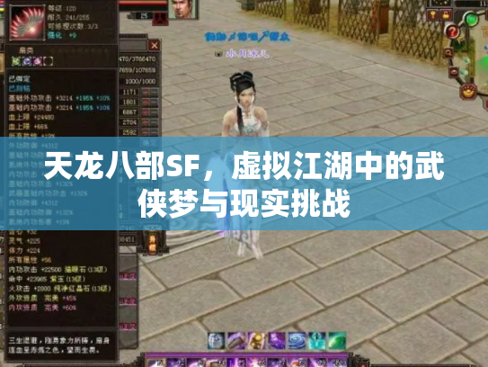 天龙八部SF，虚拟江湖中的武侠梦与现实挑战