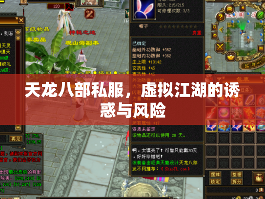 天龙八部私服，虚拟江湖的诱惑与风险