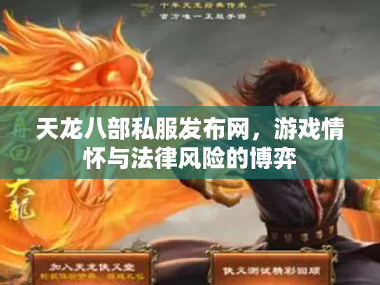 天龙八部私服发布网，游戏情怀与法律风险的博弈