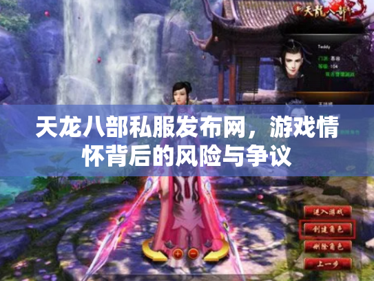 天龙八部私服发布网，游戏情怀背后的风险与争议