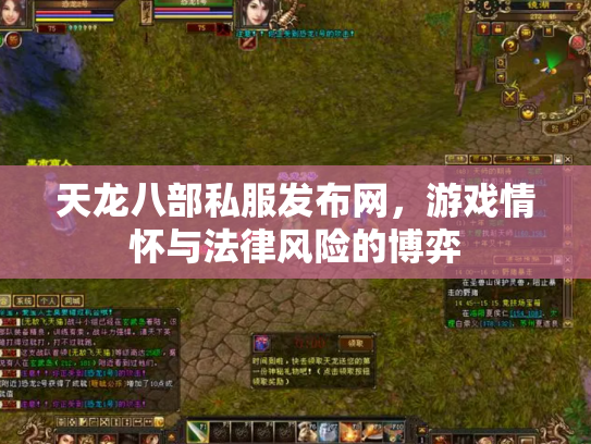 天龙八部私服发布网，游戏情怀与法律风险的博弈