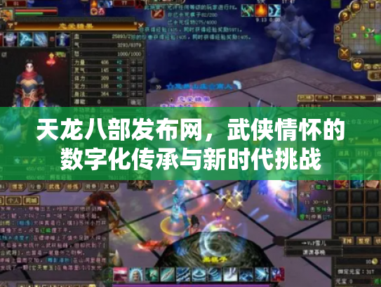 天龙八部发布网，武侠情怀的数字化传承与新时代挑战