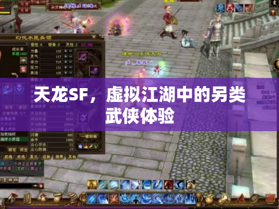 天龙SF，虚拟江湖中的另类武侠体验