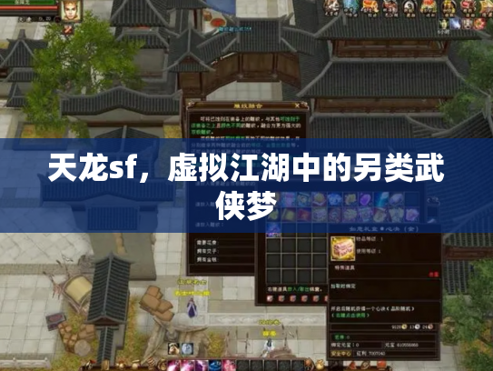 天龙sf，虚拟江湖中的另类武侠梦