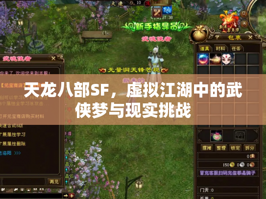天龙八部SF，虚拟江湖中的武侠梦与现实挑战