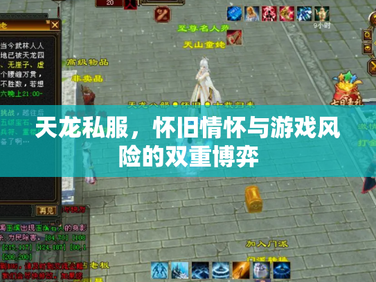 天龙私服，怀旧情怀与游戏风险的双重博弈