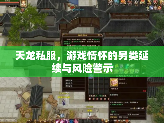 天龙私服，游戏情怀的另类延续与风险警示