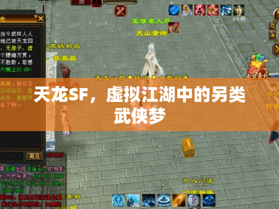 天龙SF，虚拟江湖中的另类武侠梦