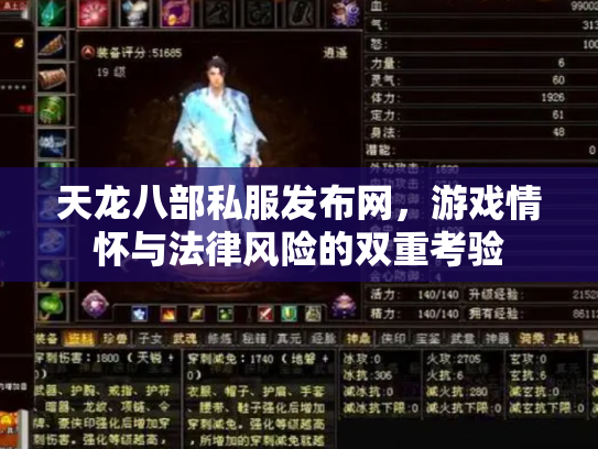 天龙八部私服发布网，游戏情怀与法律风险的双重考验