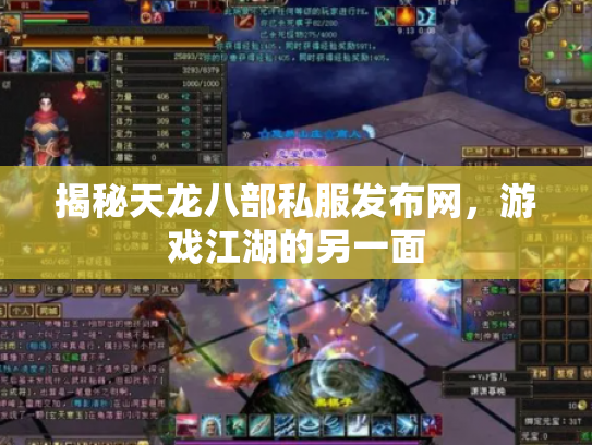 揭秘天龙八部私服发布网，游戏江湖的另一面