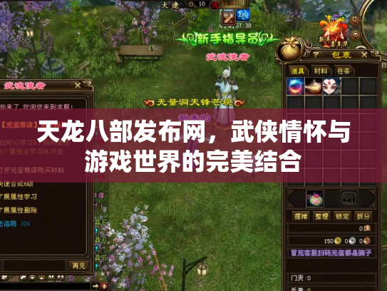 天龙八部发布网，武侠情怀与游戏世界的完美结合