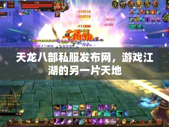 天龙八部私服发布网，游戏江湖的另一片天地