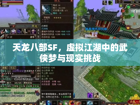 天龙八部SF，虚拟江湖中的武侠梦与现实挑战