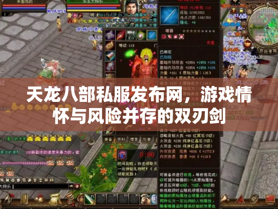 天龙八部私服发布网，游戏情怀与风险并存的双刃剑