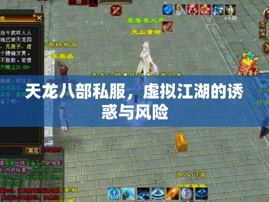 天龙八部私服，虚拟江湖的诱惑与风险