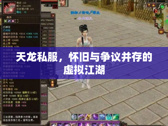 天龙私服，怀旧与争议并存的虚拟江湖