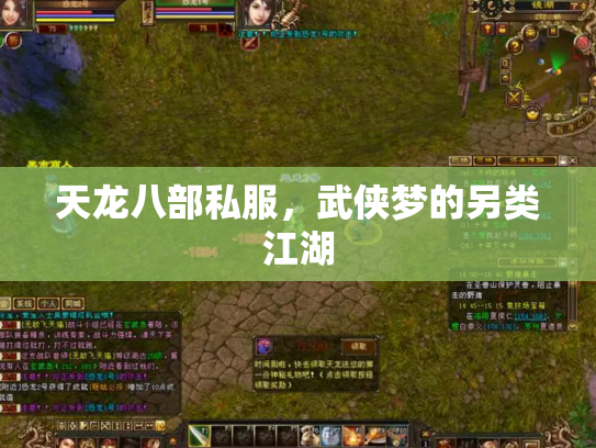 天龙八部私服，武侠梦的另类江湖