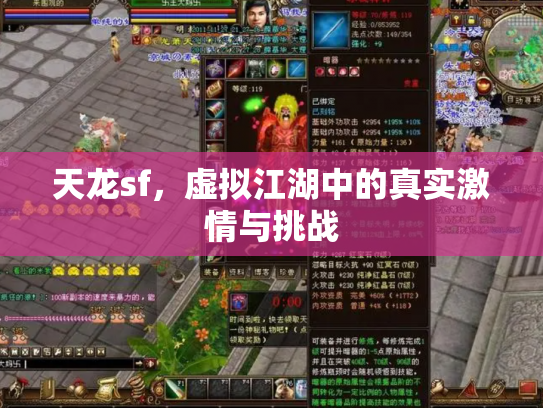 天龙sf，虚拟江湖中的真实激情与挑战