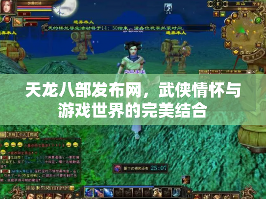 天龙八部发布网，武侠情怀与游戏世界的完美结合
