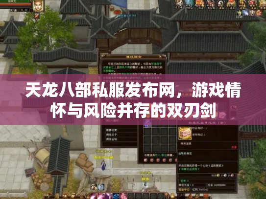 天龙八部私服发布网，游戏情怀与风险并存的双刃剑