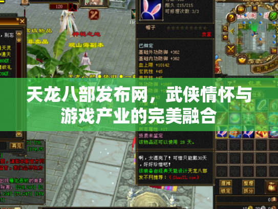 天龙八部发布网，武侠情怀与游戏产业的完美融合
