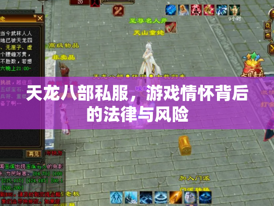 天龙八部私服，游戏情怀背后的法律与风险