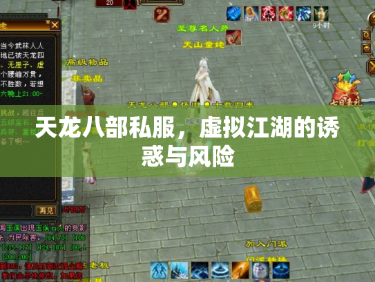 天龙八部私服，虚拟江湖的诱惑与风险