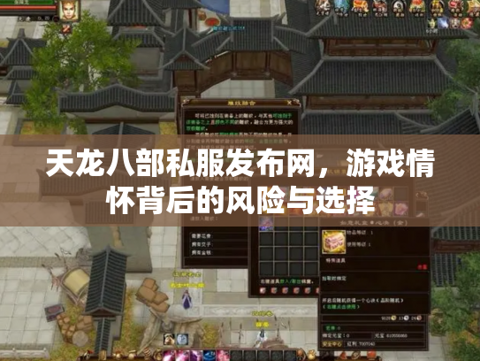 天龙八部私服发布网，游戏情怀背后的风险与选择