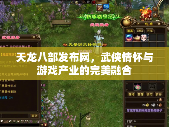 天龙八部发布网，武侠情怀与游戏产业的完美融合