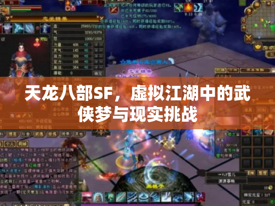 天龙八部SF，虚拟江湖中的武侠梦与现实挑战
